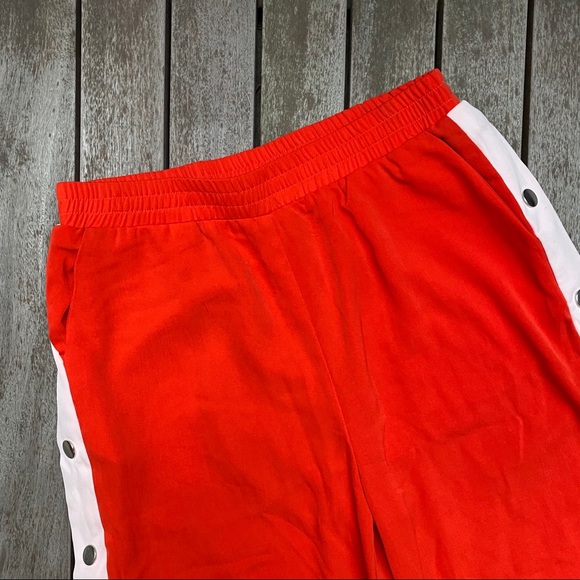 IVIVI Orange & Cream Tear-Away Relaxed Fit Pants - Picture 4 of 9
